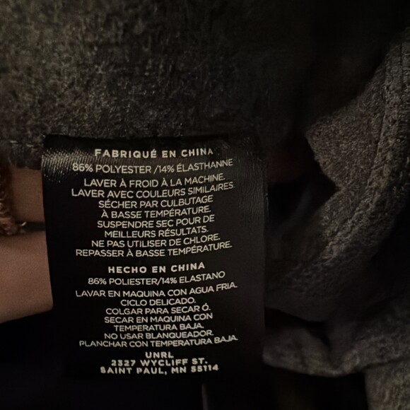 UNRL Crossover Hoodie II Gray Fleece Mens 3XL Pullover - Picture 9 of 9